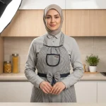 پیشبند آشپزخانه با کیفیت بالا مدل عروسکی - حفاظت از لباس و طراحی مدرن - لالاروژ