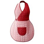 پیشبند بانو زرشکی رنگ