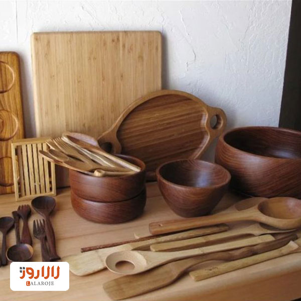 پک لوازم آشپزخانه چوبی