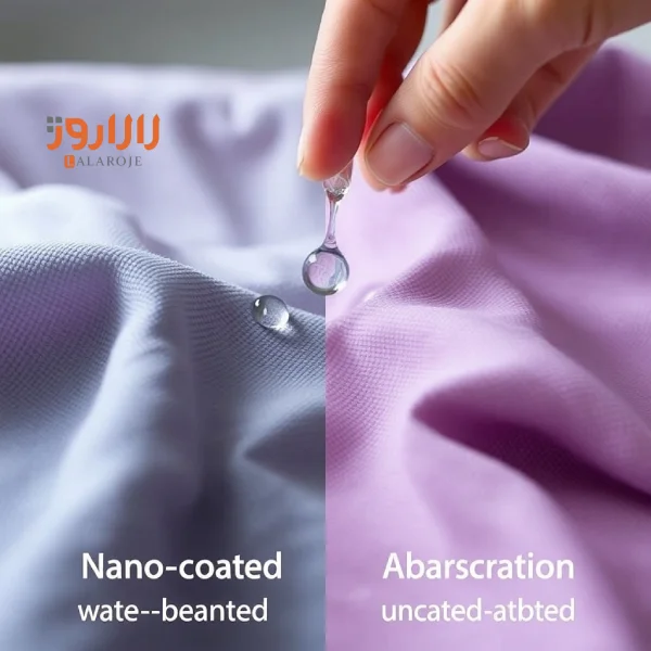 منسوجات نانویی آشپزخانه لالاروژ، ضد لک و مقاوم در برابر شست‌وشو، بسته‌بندی شده و آماده استفاده.