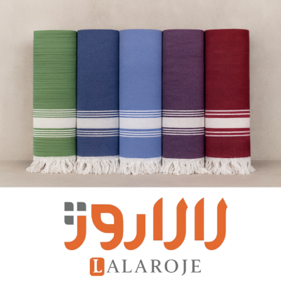 رنگبندی حوله استخری لالاروژ