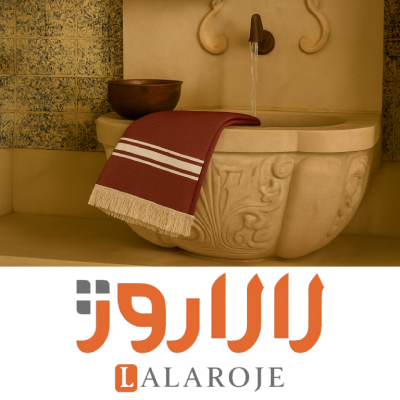 حوله استخری لالاروژ در رنگ بنفش